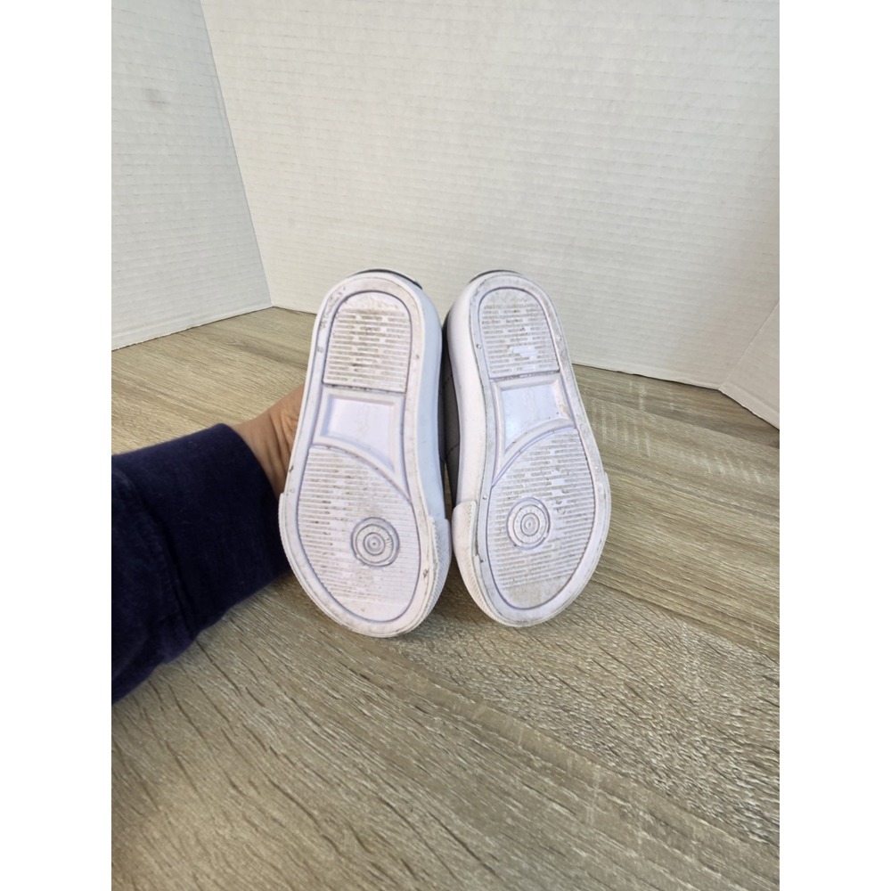 Polo Ralph Lauren Gray Canvas‎ Sneakers Shoes Size 6-gray Shoe For Boys Size 6 - Picture 10 of 11
